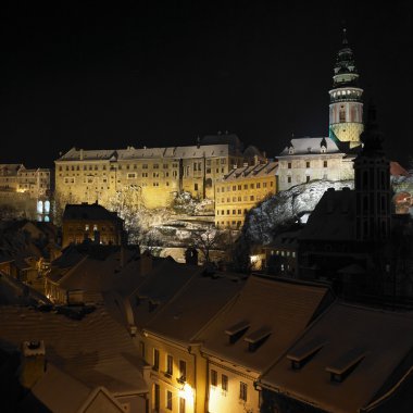 Cesky Krumlov kışın