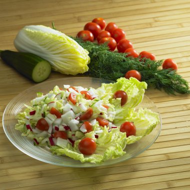 Vegetables salad clipart