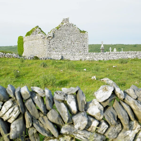 Ruinas de la Iglesia de Carran — Foto de Stock