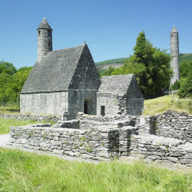 Monastery st. kevin, glendalough, İrlanda