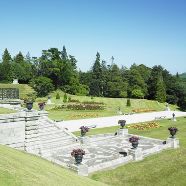 Powerscourt gardens, wicklow county, İrlanda