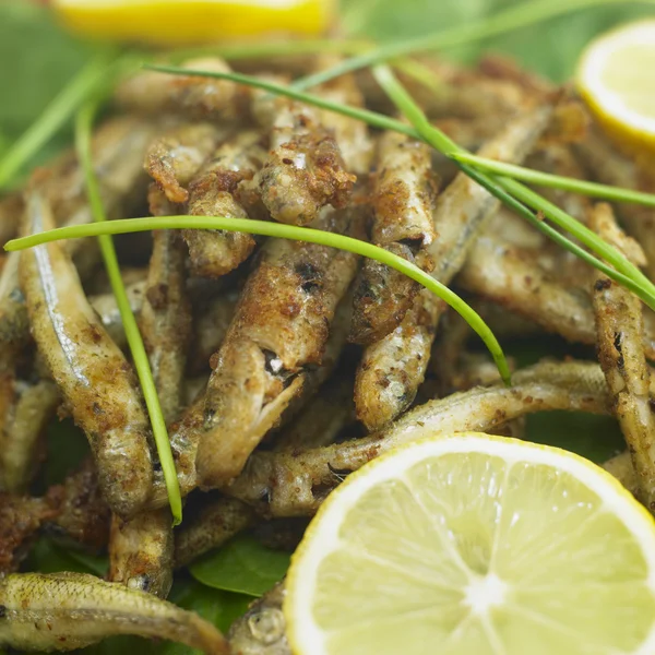 stock image Fried anchovies