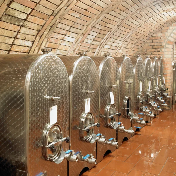 Cuves de fermentation, Sidleny, Livi Dubnany, République tchèque — Photo