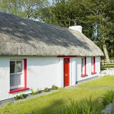 Cottage, county donegal, İrlanda