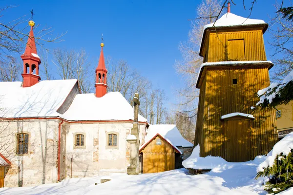Kyrkan i bela — Stockfoto