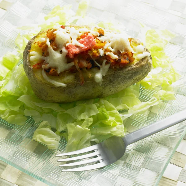 Filled potato — Stock Photo, Image
