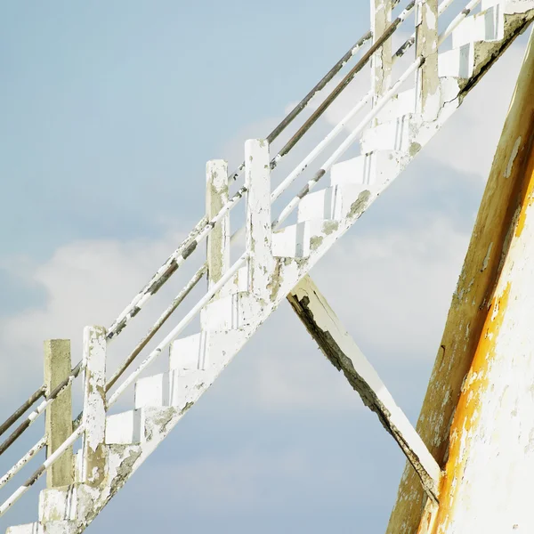 Deniz feneri '' s merdiven, cayo pared — Stok fotoğraf