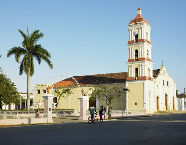 Церковь Сан-Хуан Баутиста-де-Ремедиос — стоковое фото