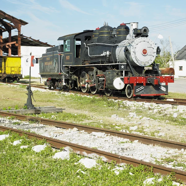Musée ferroviaire, Marcelo Salado, Province de Villa Clara, Cuba — Photo