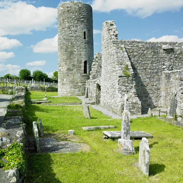 Ruïnes van het drumlane klooster, county cavan, Ierland — Stockfoto