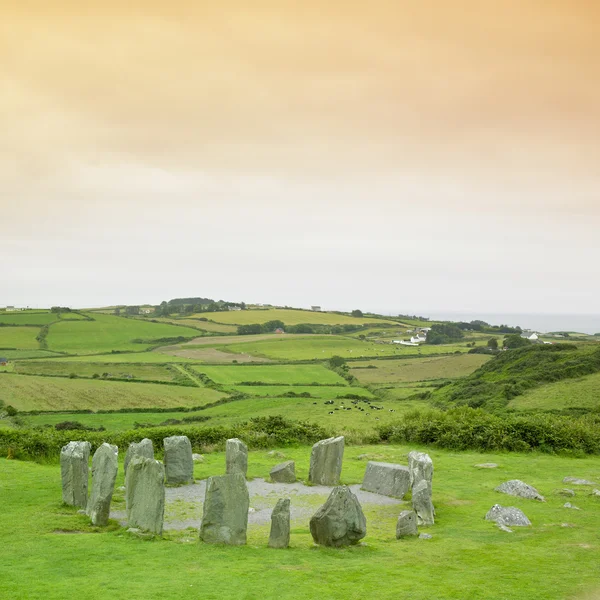 Дромбегский каменный круг, графство Корк, Ирландия — стоковое фото
