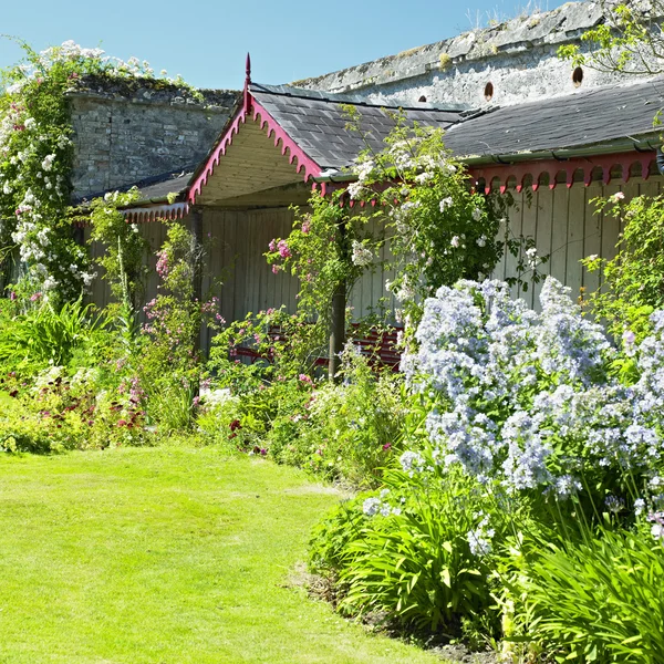 Tullynally schloss gärten, county westmeath, irland — Stockfoto