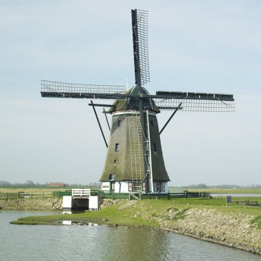 Windmill, Netherlands clipart