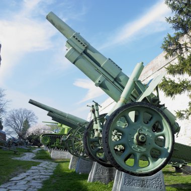 Military technique, fortress Kalemegdan, Belgrade, Serbia clipart