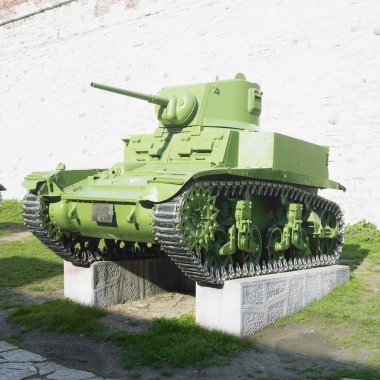 Tank, kale kalemegdan, Belgrad, Sırbistan