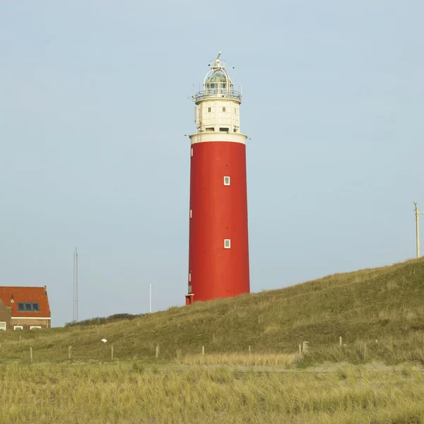 Leuchtturm, Insel Texel — Stockfoto