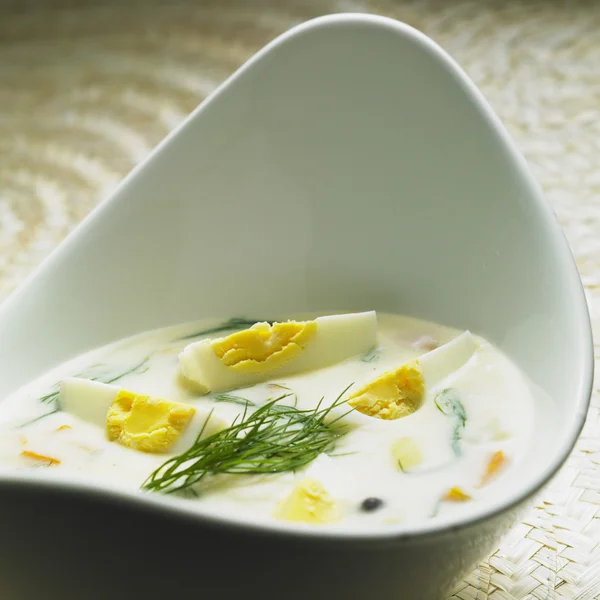 Zupa z koperkiem — Zdjęcie stockowe