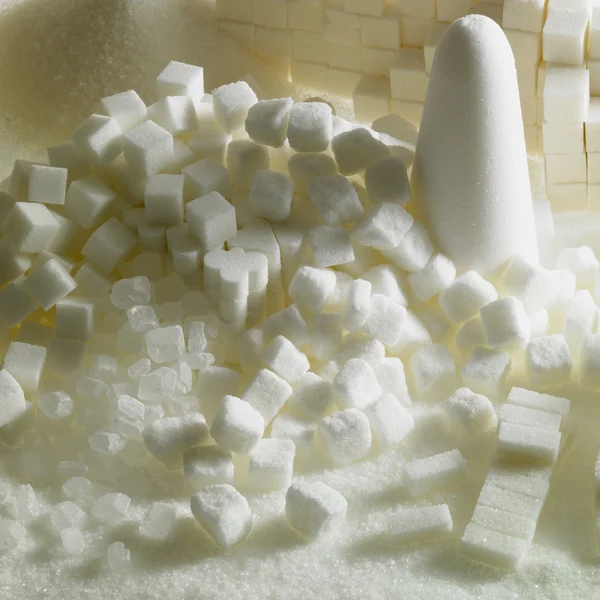 Açúcar ainda vida — Fotografia de Stock