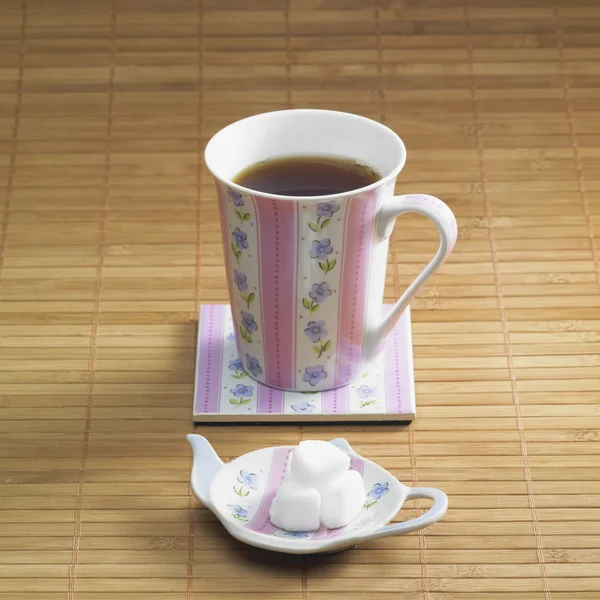 Herbata z cukrem — Zdjęcie stockowe