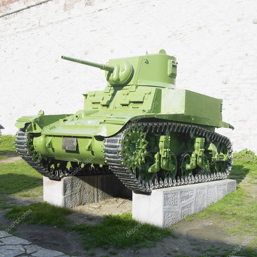 Tank, fortress Kalemegdan, Belgrade, Serbia