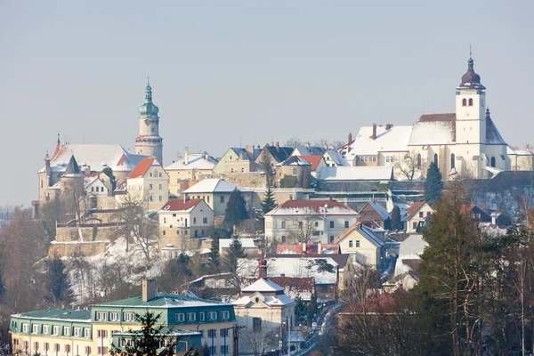 Nove mesto nad Metują zimą — Zdjęcie stockowe