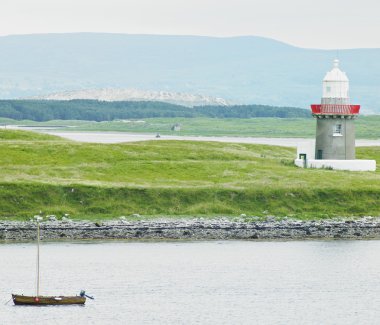 Lighthouse, Rosses Point, County Sligo, Ireland clipart
