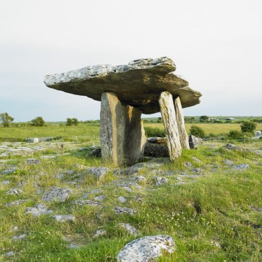 Poulnabrone Dolmen, Burren, County Clare, Ireland clipart
