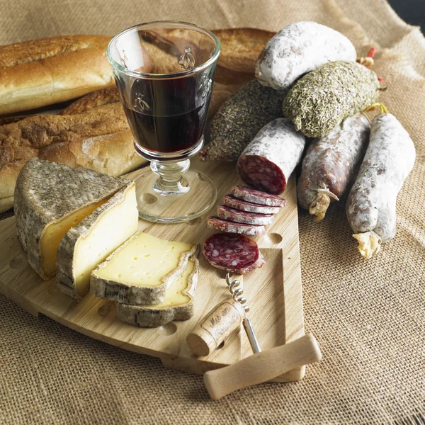 stock image Still life with red wine