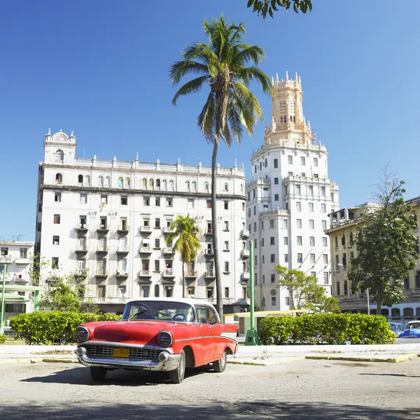 Antika otomobil, havana, Küba — Stok fotoğraf