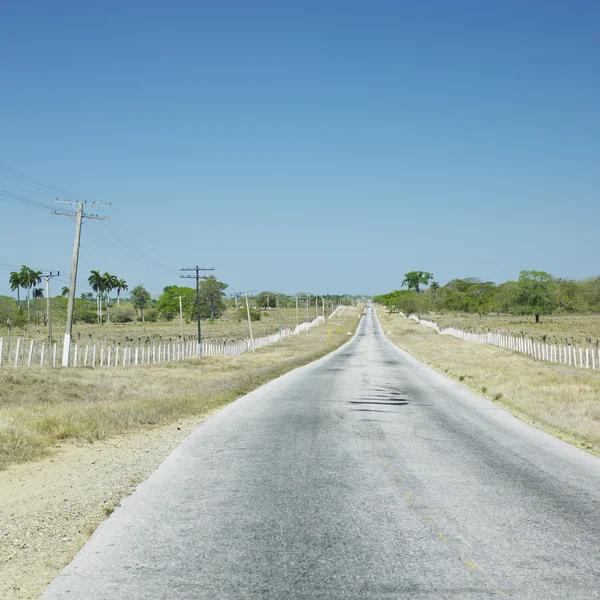 Straße, las tunas provinz, kuba — Stockfoto