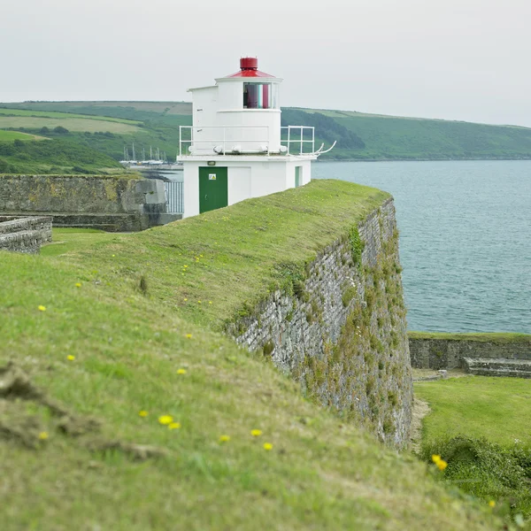 Deniz feneri, charles fort, county cork, İrlanda — Stok fotoğraf