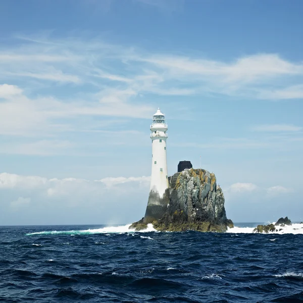 Latarnia morska, fastnet rock, county cork, Irlandia — Zdjęcie stockowe