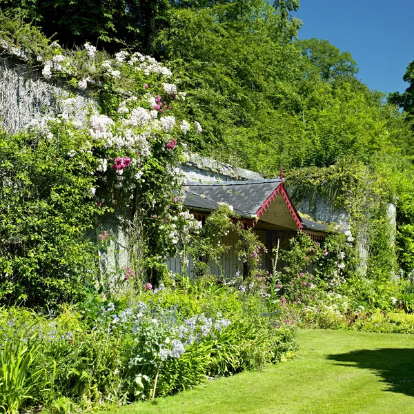 Tullynally 城堡花园，韦斯特米斯郡爱尔兰 — 图库照片