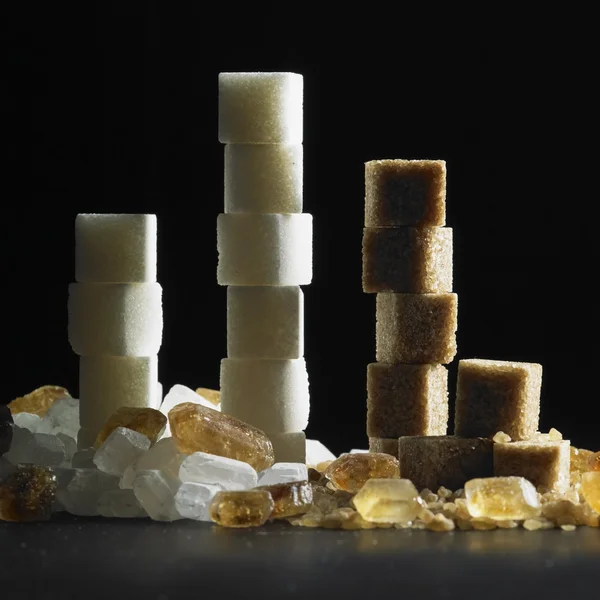 Socker stilleben — Stockfoto