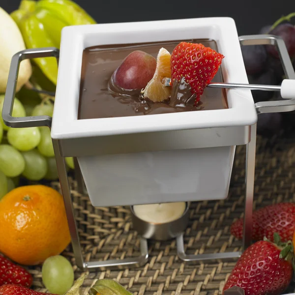 stock image Chocolate fondue