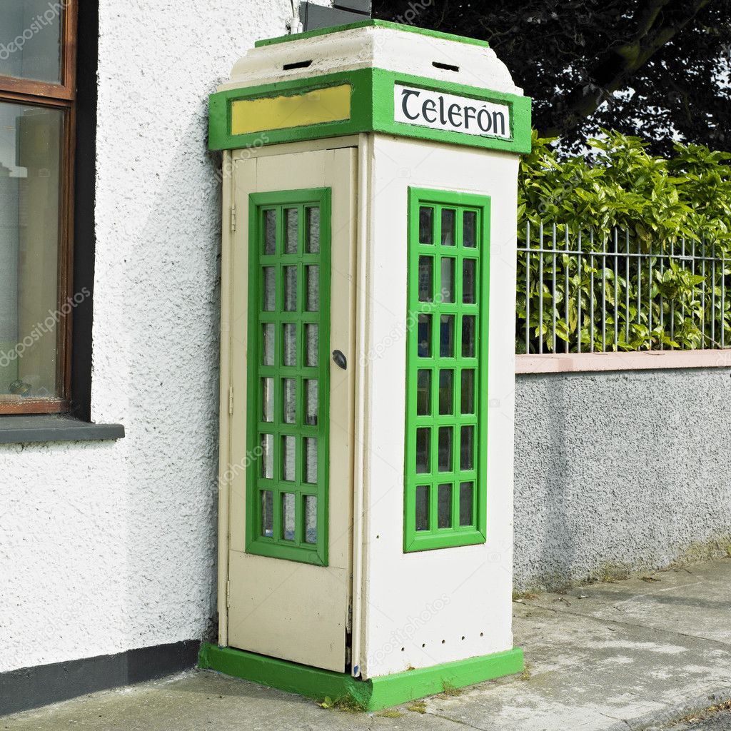 Telephone booth, Malin, County Donegal, Ireland