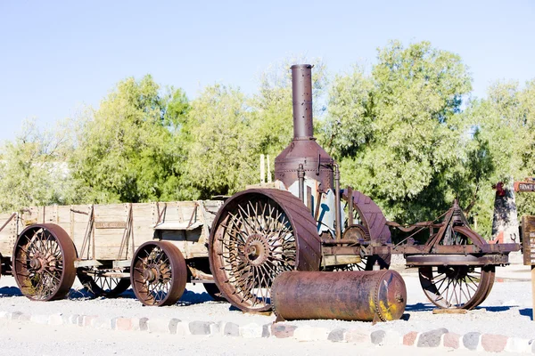 Máquina de vapor, Hornace Creek, Parque Nacional del Valle de la Muerte, Califo —  Fotos de Stock