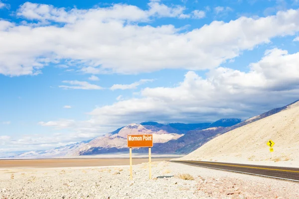 Mormon Point, Death Valley National Park, Califórnia, EUA — Fotografia de Stock