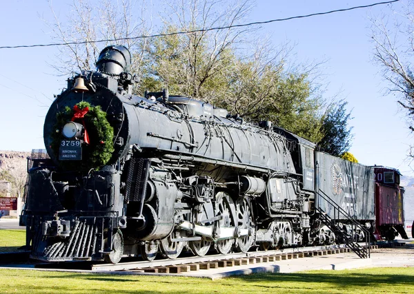 Locomotiva a vapor, Kingman, Arizona, EUA — Fotografia de Stock