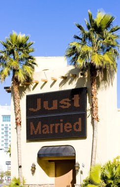 Wedding chapel, Las Vegas, Nevada, USA clipart