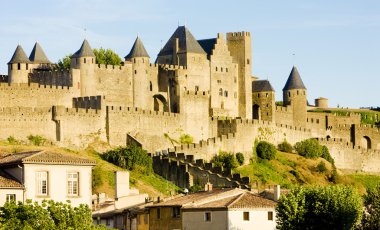 Carcassonne, Languedoc-Roussillon, France clipart
