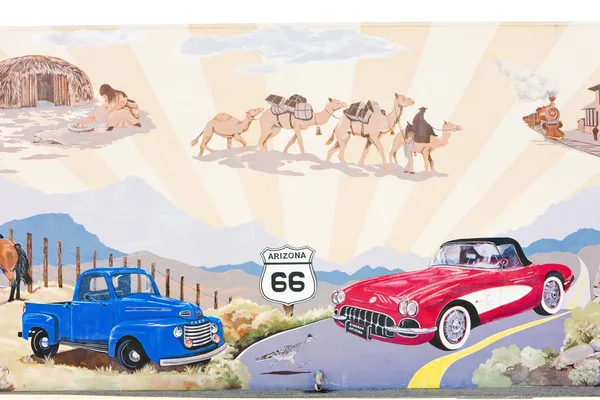 Route 66 kingman, arizona, Amerikai Egyesült Államok — Stock Fotó
