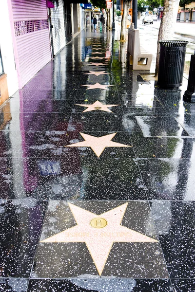 Hollywood walk van roem, los angeles, Californië, usa — Stockfoto