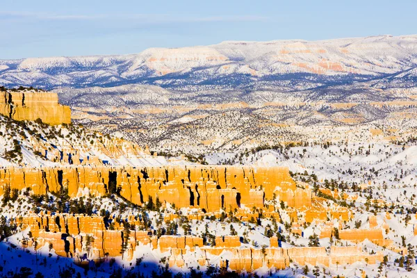 Bryce Canyon National Park på vintern, Utah, USA — Stockfoto