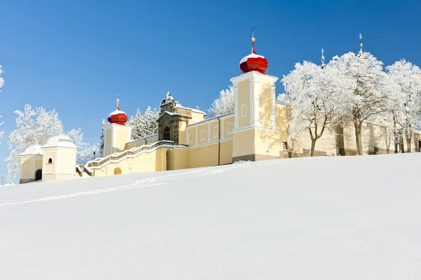 Montagna della Madre di Dio, Monastero di Kraliky, Repubblica Ceca — Foto Stock