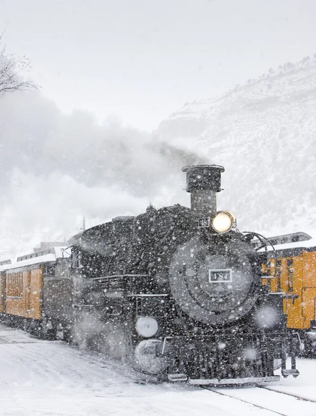 Durango en silverton smalspoor spoorweg, colorado, usa — Stockfoto