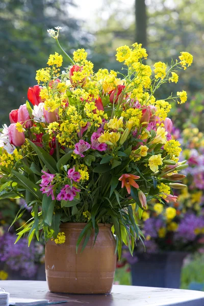stock image Flower bouquet, Keukenhof Gardens, Lisse, Netherlands