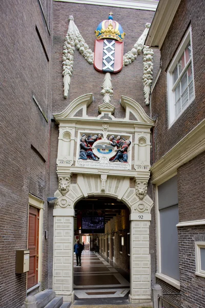 Muzeum historii (w Amsterdamie historisch museum), amsterdam, netto — Zdjęcie stockowe