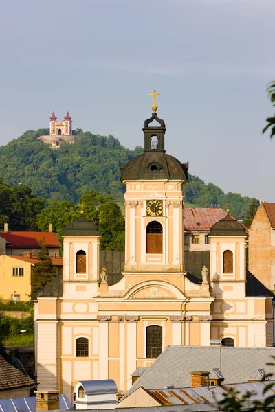 Kirche der hl. Maria, banska stiavnica, Slowakei — Stockfoto
