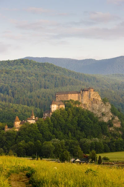 Oravsky замок, Словаччина — стокове фото